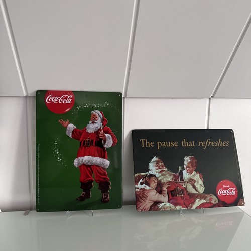 Coca cola blechschilder - 2x,