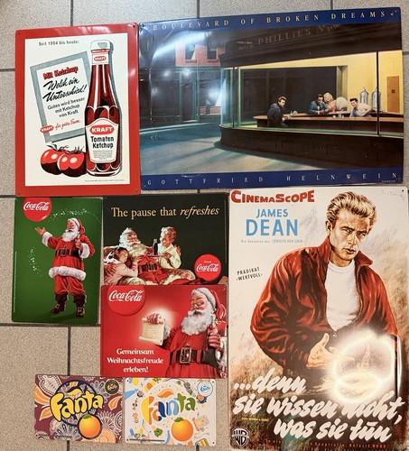 Retro blechschild sammlung - retro,