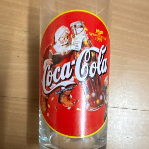 Coca cola trinkglas mit - mit, logo