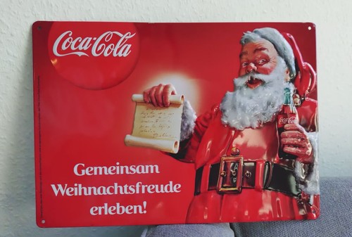 Werbeblechschild coca cola - werbeblechschild, coca-cola