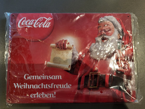 Coca cola blechschild - cola,