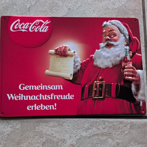 Coca cola metallschild - coca-cola,