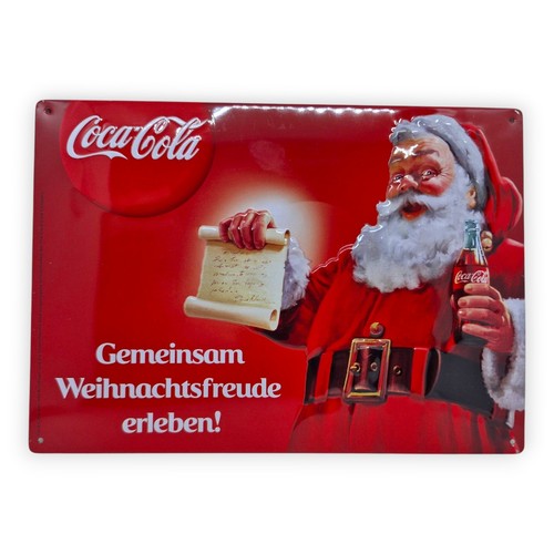 Coca cola blechschild - coca,