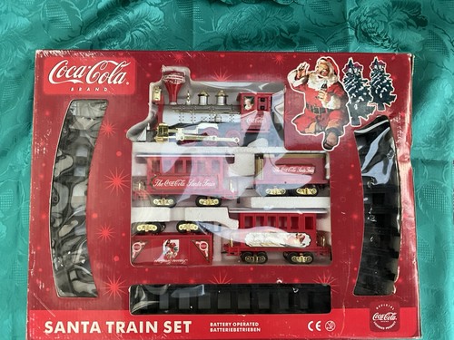 Coca cola santa train set - cola,
