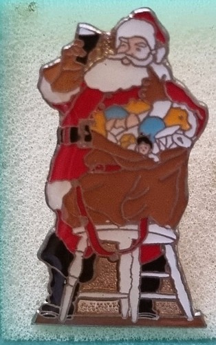 Coca cola pin - pin, santa