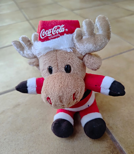 Coca cola plüsch elch - coca-cola, im