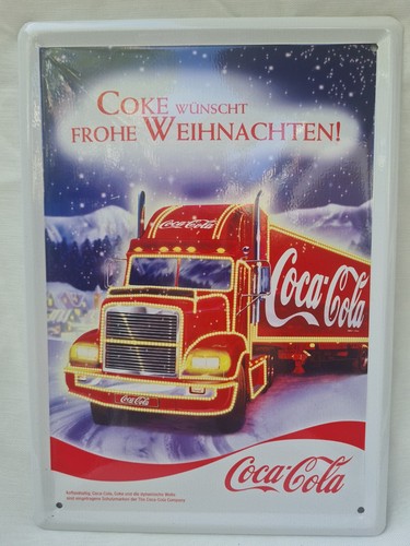 Coca cola blechschild - coca-cola,