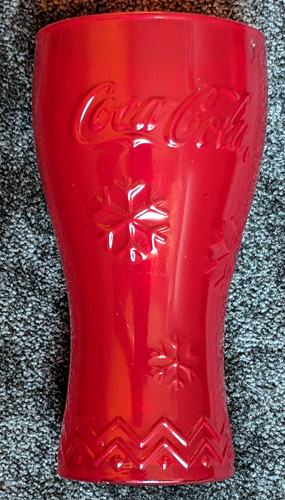 Coca cola glas - coca, rot